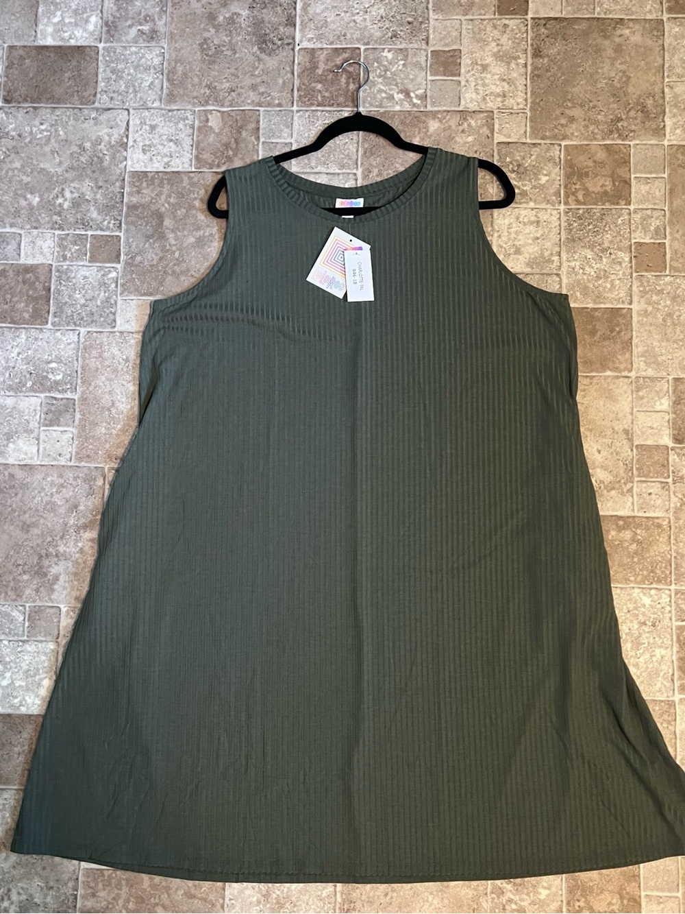 NWT 3X LuLaRoe Charlotte Tank Swing Dress